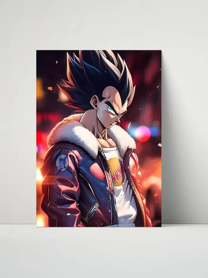 Dragon Ball Z - Vegeta Urban Warrior Metal Print (8" x 10")