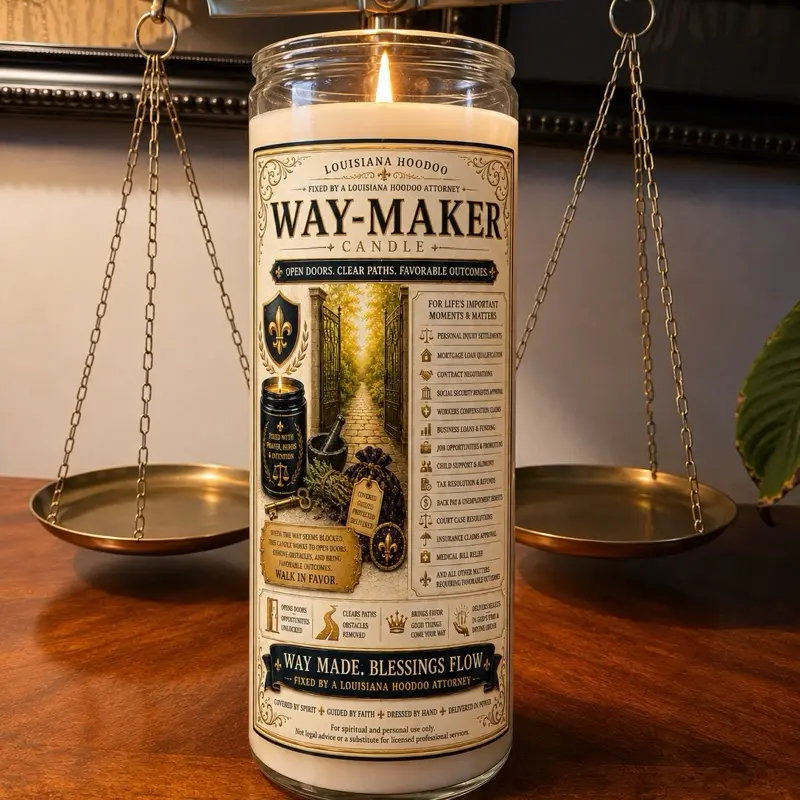 Louisiana-Attorney Hoodoo Ritual Candles