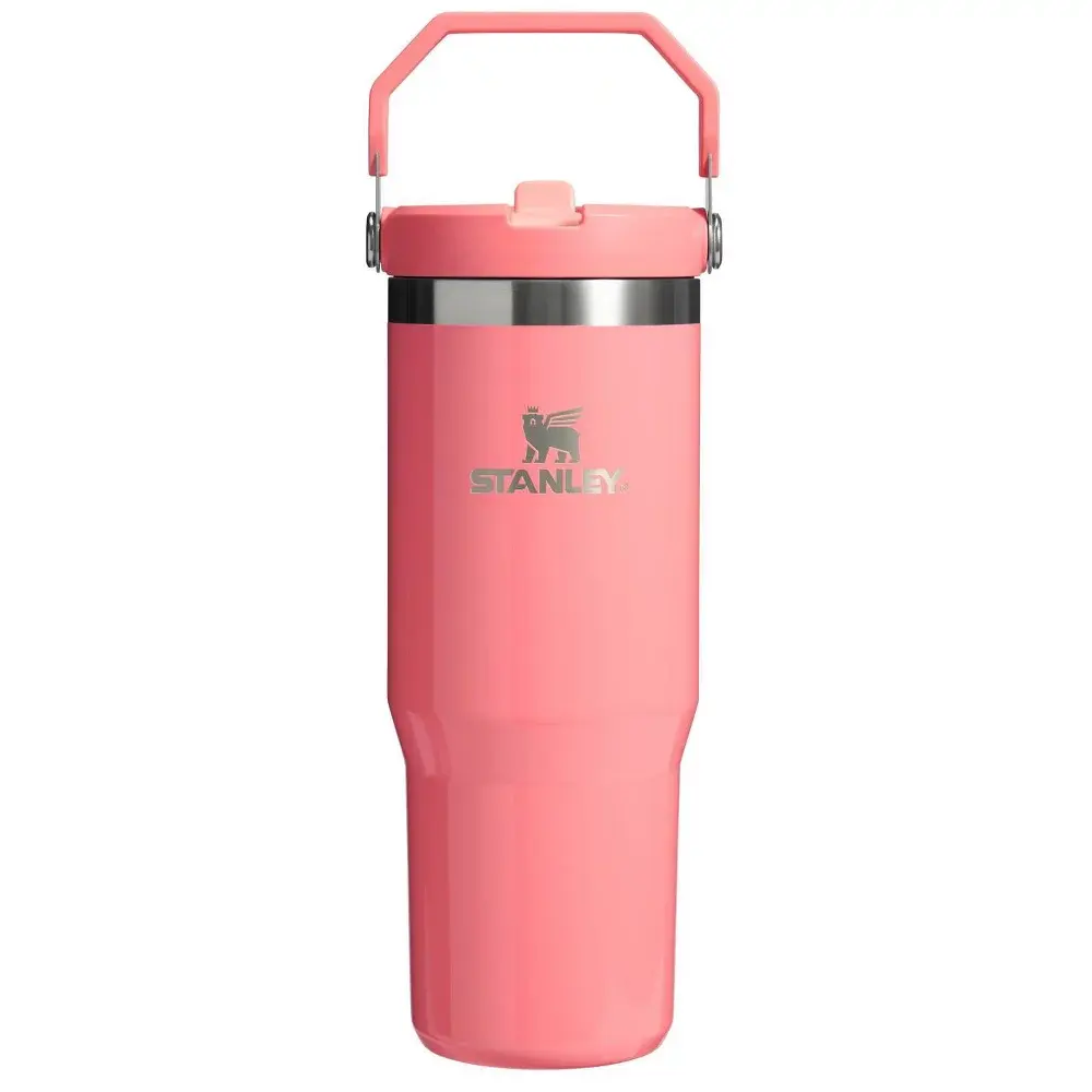 Stanley 30 oz Stainless Steel IceFlow Flip Straw Tumbler Coral Fixation - e.l.f