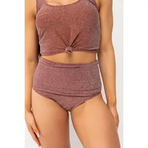 Wave Bottom | Cranberry Shimmer
