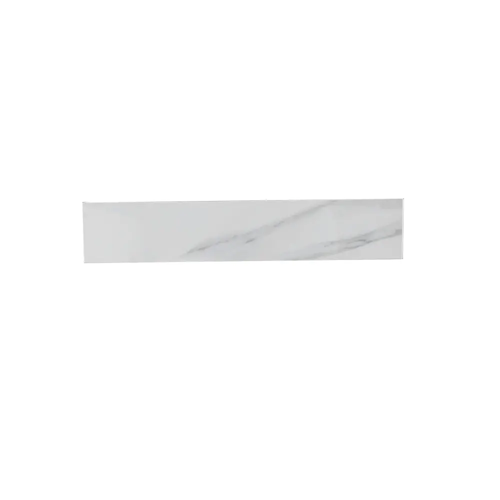 22 Inch Sidesplash , Bathroom Vanity Top with Backsplash ,4" Height Backsplash, for Vanity Top, Carrara white with veins