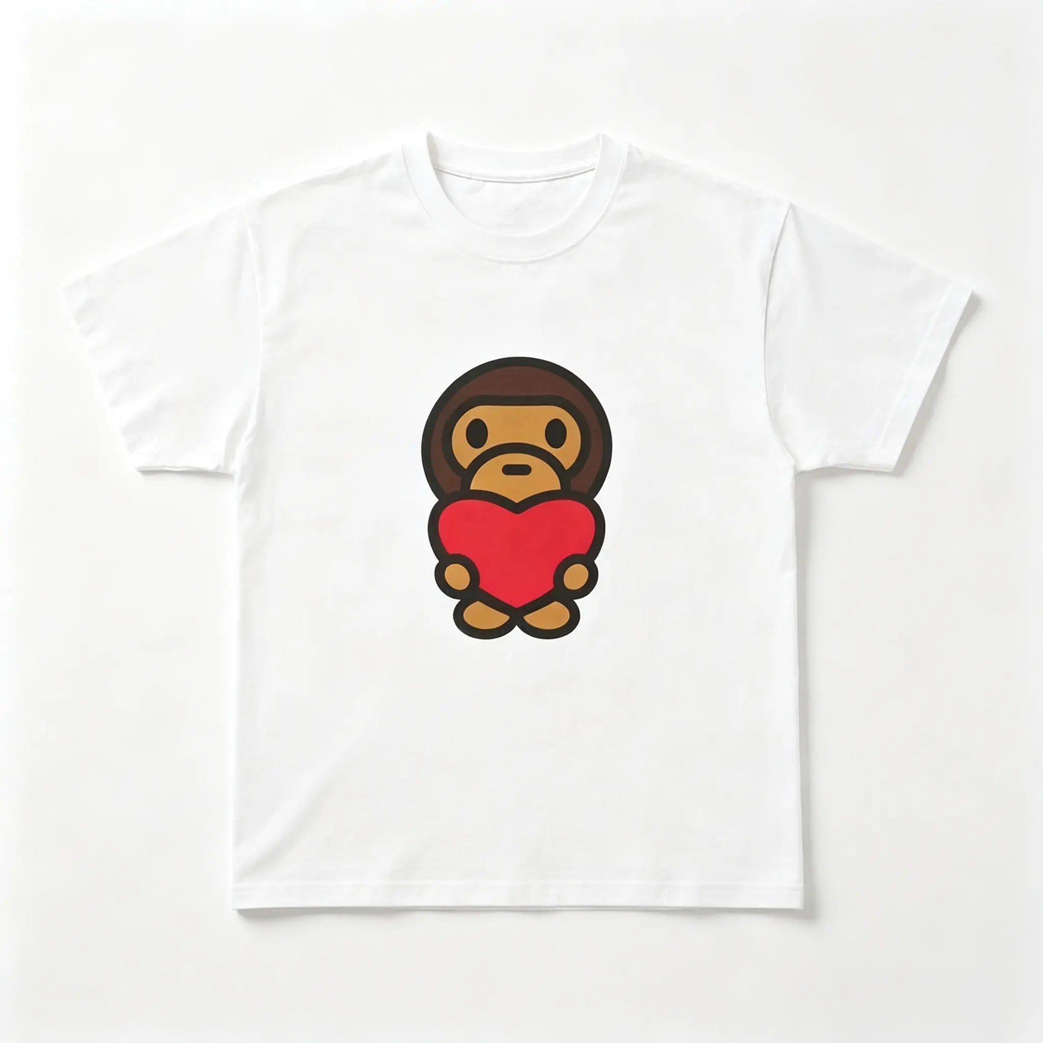 Vintage Monkey Valentine Graphic Tee, Retro Animal Lover T-Shirt, Aesthetic "Weirdly Cute" Monkey Shirt, Unisex Y2K Streetwear Top, Sarcastic Valentine's Day Gift for Him & Her