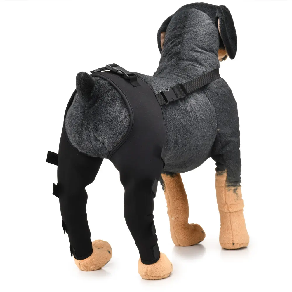 Pet hind leg kneepad dog leg protectors injured protective sleeve patella dislocation after surgery to restore support sleeve