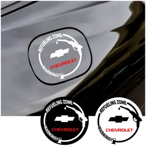 Chevrolet Car Fuel Tank Lid Sticker, Fashionable Trendy Personalized Body Decoration, Waterproof Sunproof Wear-Resistant, External Accessories