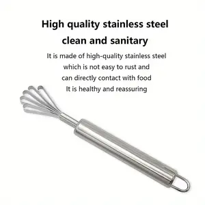 1pc Stainless Steel Coconut Meat Scraper Fish Scaler Remover For Kitchen Accessories