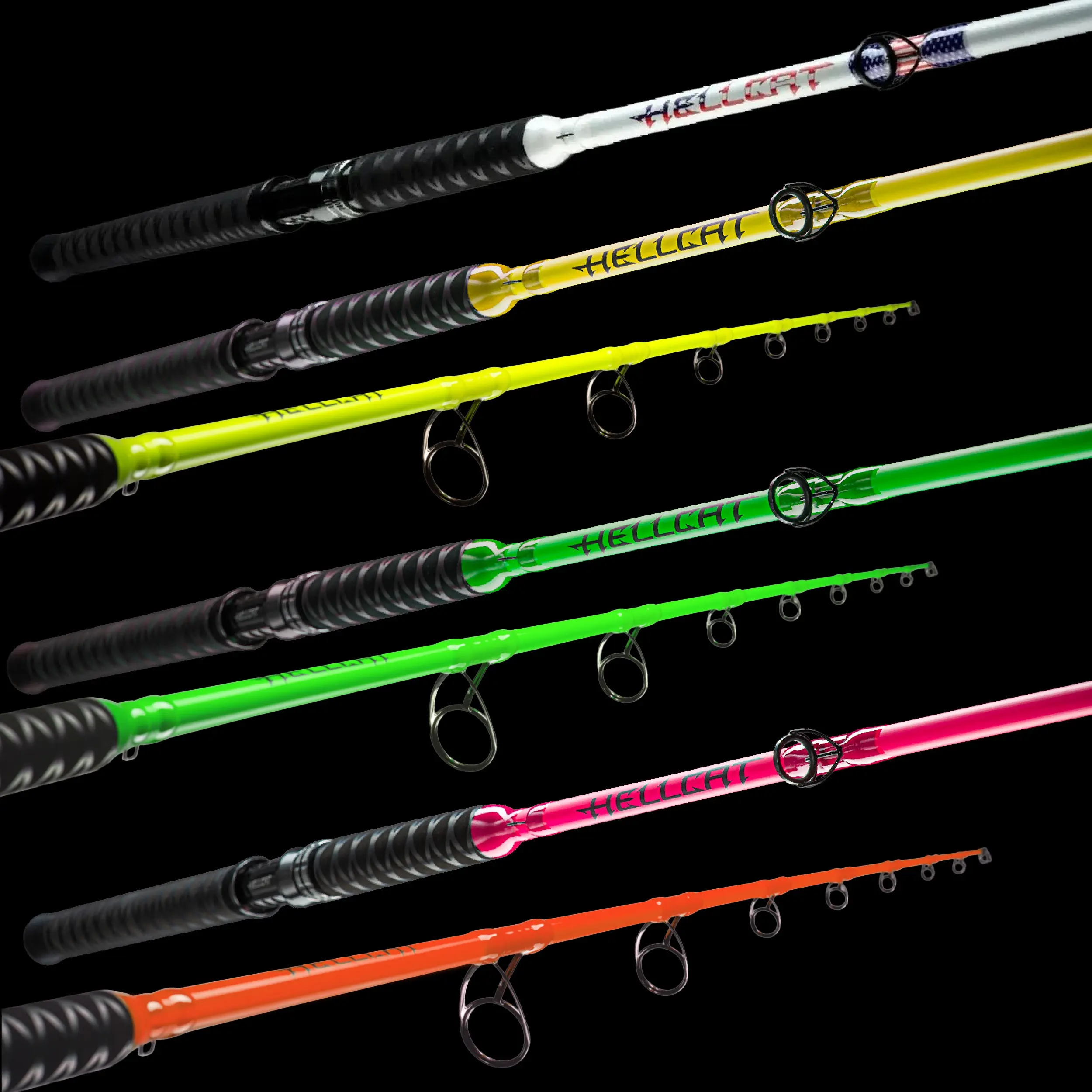 OG Hellcat Catfish Rod by Catch The Fever, 7'6 Spinning and Casting, Limited Restock