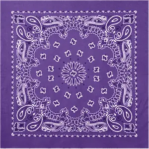 Purple - Trainmen Bandana 22 in. x 22 in.