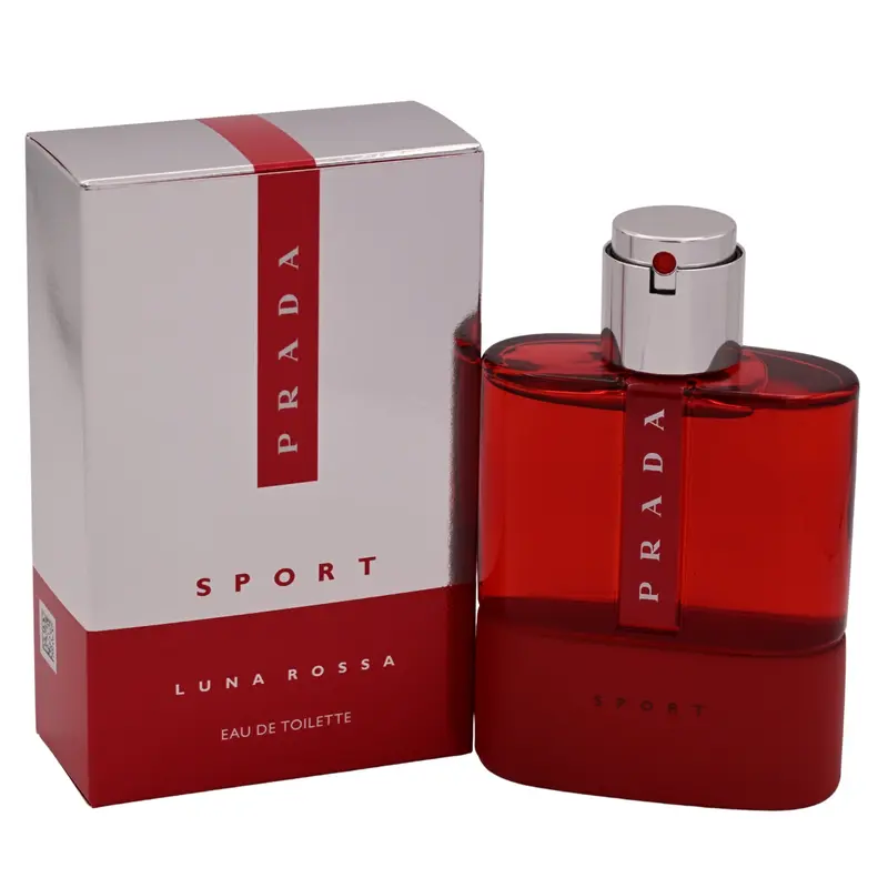 Prada Sport Luna Rossa Eau de Toilette (EdT) - Men's Designer Fragrance, Men's Cologne, 3.4oz Attractive Red Glass Liquid Bottle, Limited Edition, Masculine Scents, New in Box