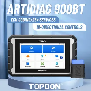 2025 TOPDON AD900BT OBD2 Diagnostic Tool Bidirectional Scanner, Full ECU Coding Active Test, Car Full System Diagnostics Provides 28+ Services, Free 3-Year Update Repair Vehicle Automotive