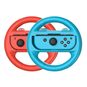 2pcs Left Right Game Steering Wheel Controller Handle Holder Grip, Joycon Controller Gamepad for Switch Oled Ns, Enhance Gaming Experience, Console Accessories, Game Peripherals