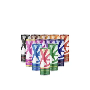 XS energy Drink Fruity Organic Natural Pack Bottle Sugar Free Low Fat