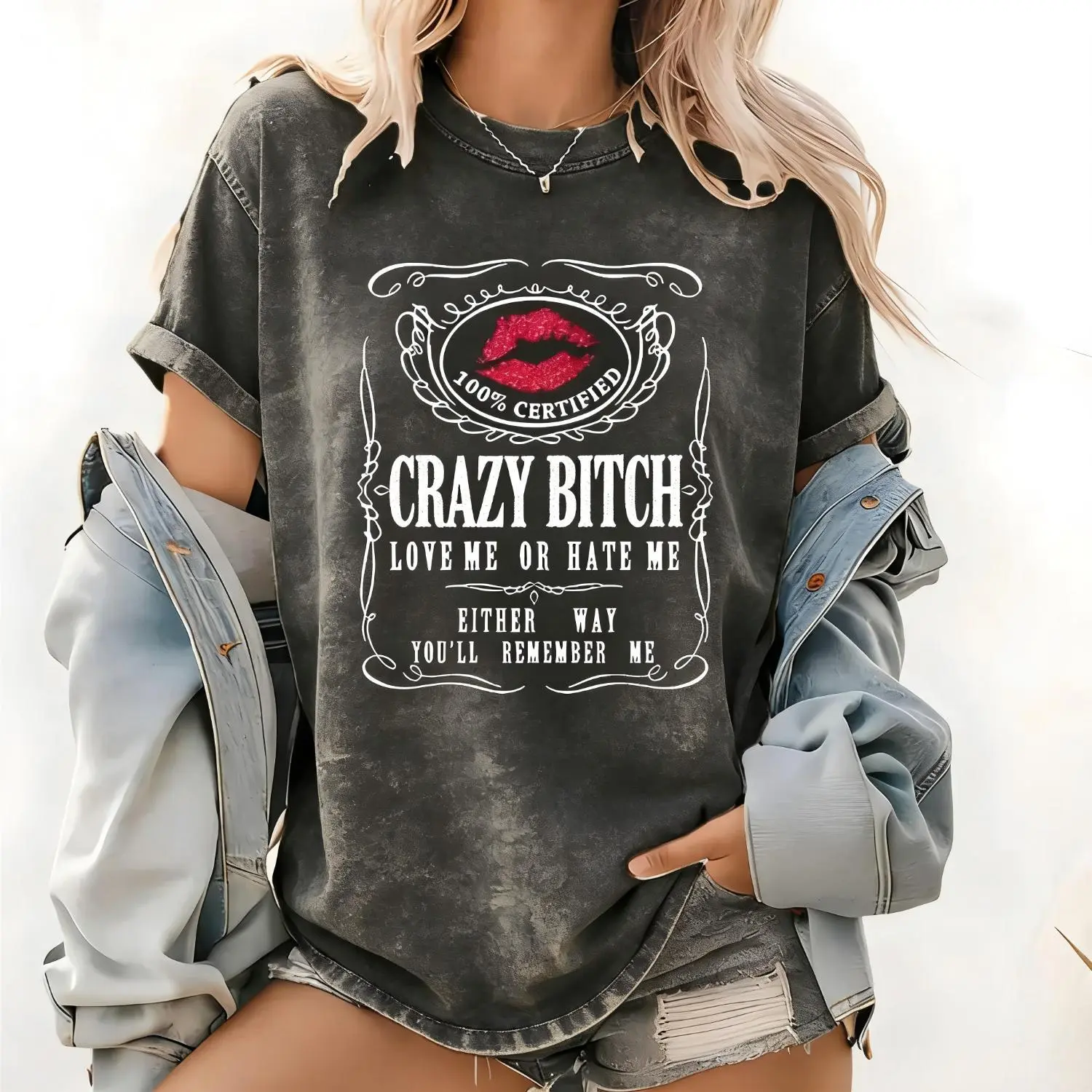 Men's Casual Cotton Short-Sleeve Round-Neck Graphic T-Shirt, Streetwear Top with Humorous Bold Statement Design