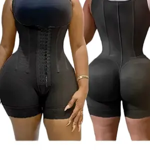 Compression Body Shapewear Women Fajas Corrective Girdle Tummy Control Post Slimming Waist Belt tummy  tuck  shapewear breathable comfortable Women's High Zippered Sexy Shaper Womenswear