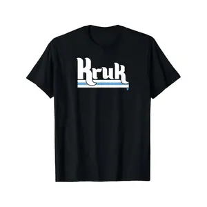 Men's John Kruk Philadelphia Baseball Retro Graphic T-Shirt - Vintage Fan Apparel, Comfortable Round Neck Casual Tee with Kruk Lettering & Number 27 Design, Machine Washable All-Season Shirt for Supporters, Family Travel & Halloween Gift