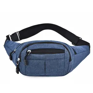 Solid Color Fanny Pack for Women and Men Fashionable Multi-pocket Zipper Crossbody Bag for Daily Use Casual Trendy Versatile High-quality Daily Commuting Bag