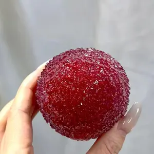 Handcrafted Crystal Mochi Ball Squishy Toy Handmad Soft Stress Relief Fidget Sensory Grippie Set for Relaxation and Gift Giving