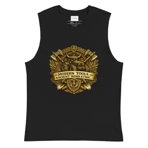 Modern Tools, Ancient Work Ethic | Women's Muscle Shirt