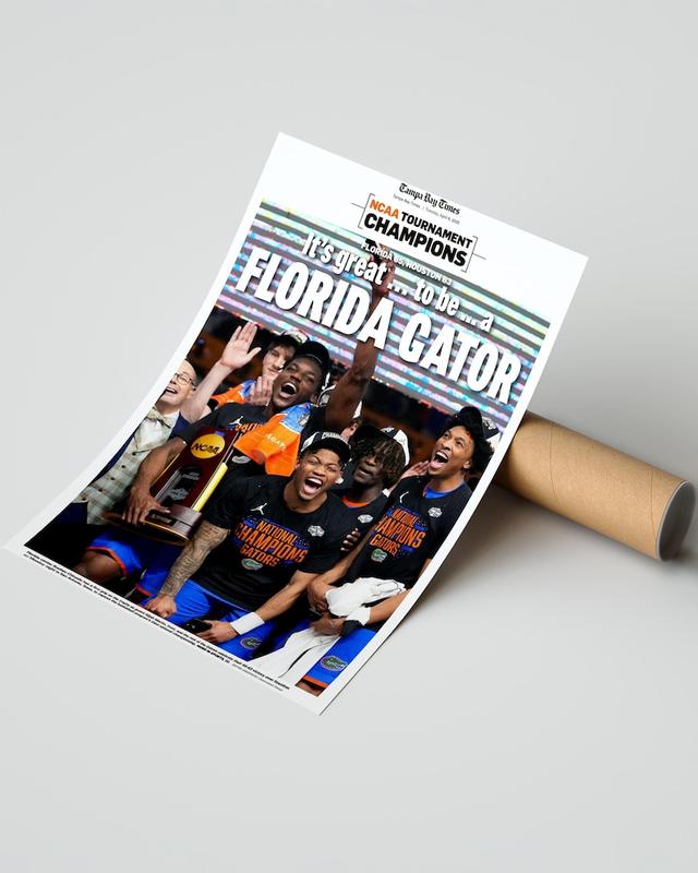 2025 Florida Gators College Basketball Champions Poster, Gift For Fan, Sport Poster