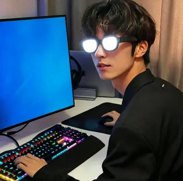 LED Light-Up Futuristic Eyewear with Transparent Lenses, Luminous Party Supplies, Glow Party Accessories for All Ages, Fun Photo Prop for Club & Festive Events, Photobooth Props, Led Lights
