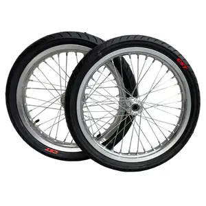 17in Chrome Super Moto Wheel Set for Surron/ E-Ride Pro / 79Bike, Ventus