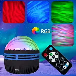 Northern Lights and Ocean Wave Projector with 14 Light Effects for Bedroom, Game Rooms, Home Theater, Birthday, Party, Led Lights for Wall Decor (Wave-2PCS)