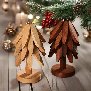 4 PCS Christmas Tree Trivet with Stand Heat Resistant Silicone Mat for Hot Dishes Pots Bowls Non-Slip Foldable Table Mat Decoration festive home decor Rechargeable UV-C Toothbrush Sterilizer tooch  brush  hloder pet loss gift