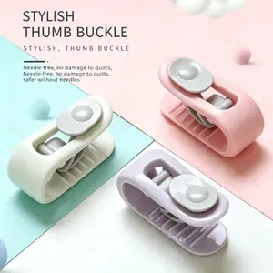 4-Pack Invisible Bedspread Clips, No-Trace Quilt Fasteners, Anti-Slip Design, Needle-Free, Hidden Sheet Hooks, Secure Bedding Accessories