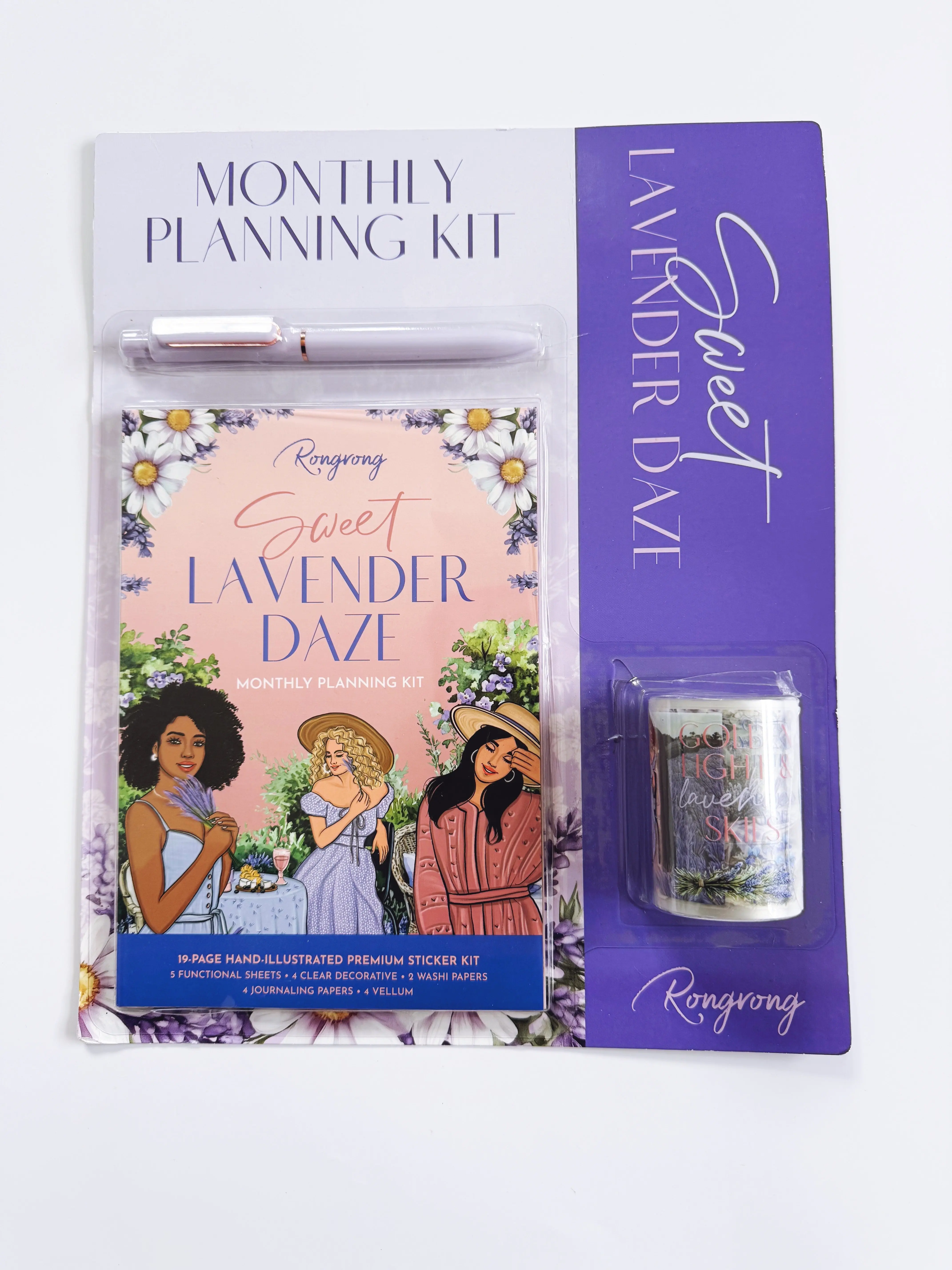 Sweet Lavender Daze Monthly Planning Kit Bundle
