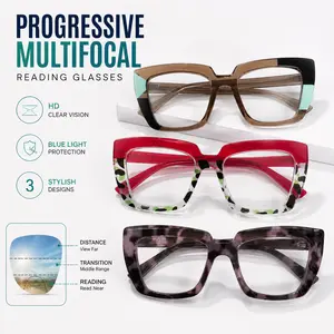 3-Pack Progressive Multifocal Reading Glasses for Women – HD Clear Vision Readers, Blue Light Blocking, Lightweight Stylish Frames for Daily Reading & Screen Use outdoorfun