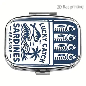 Rectangle Pill Box, Medicine Storage Container, Portable Design for Daily Use & Travel, Durable Material, Ideal Gift for Health-Conscious Users, Supplement Organizer