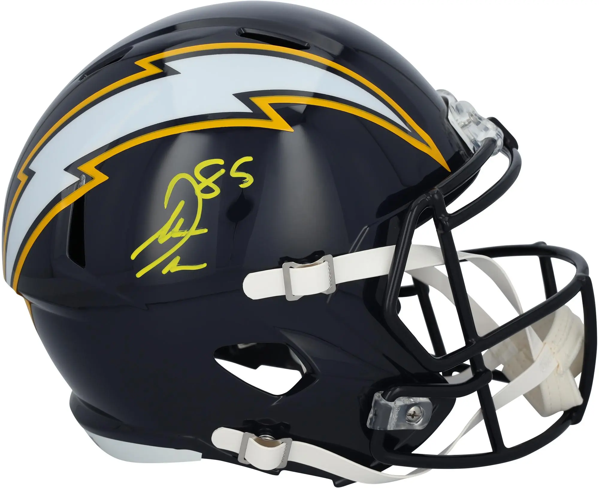 Antonio Gates San Diego Chargers Autographed Riddell 2025 Alternate Speed Replica Helmet - Fanatics Authentic Certified