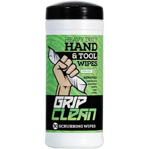 Heavy Duty Cleaning Wipes, & Surfaces, Waterless, Mechanics & Tool Cleaner Wipes- Remove Grease and Oil (30ct) Fathers Day Gift Hand Scented