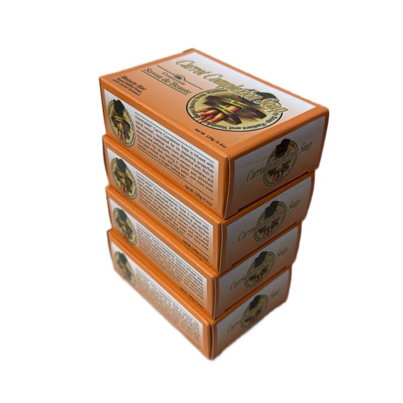 4 pcs Carrot Complexion Soap 125g each total 500g.
