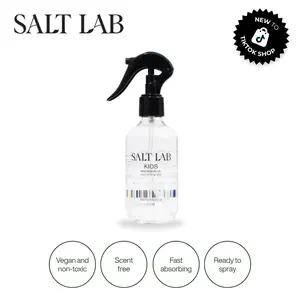 Salt Lab Kids Magnesium Oil Spray 200ml | Gentle Topical Magnesium for Relaxation Routine | Fast-Absorbing, Fragrance-Free, Non-Sticky Formula
