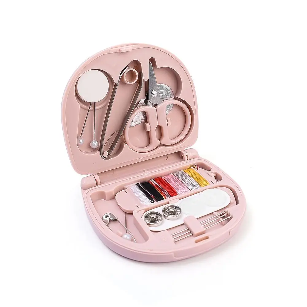 Portable Multi-Function Mini Sewing Box, 1 Box Cute and Convenient Small Needle Bag Sweet Furniture, Home Sewing Tool, Combination Set, Unique Valenti