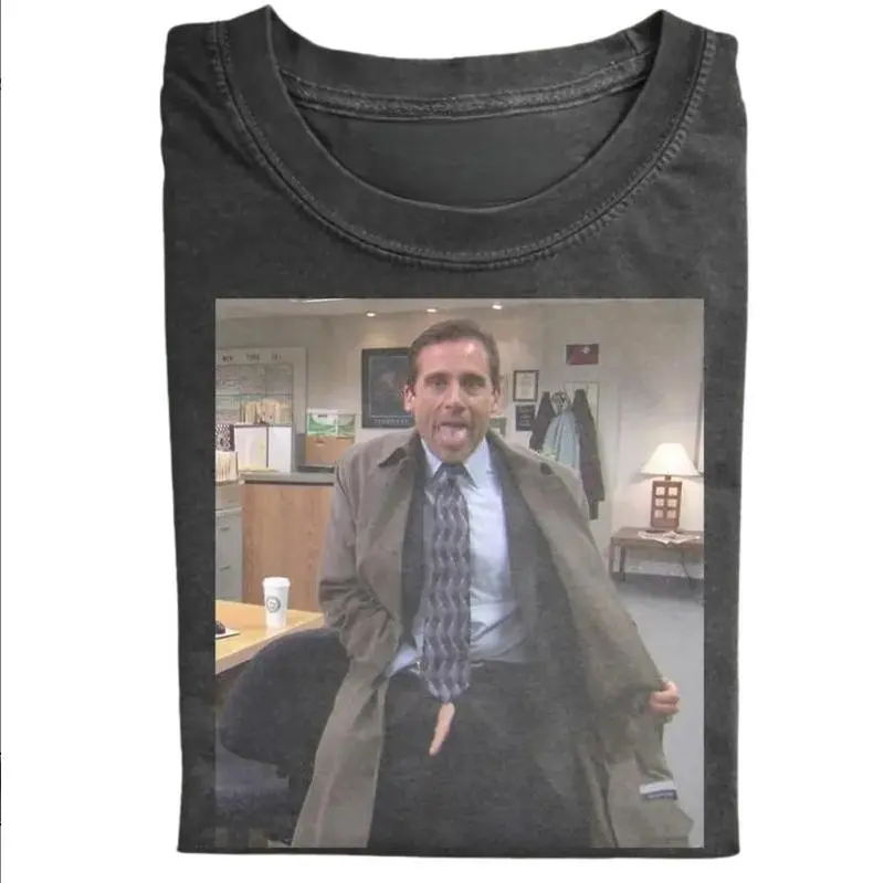 Michael Scott Vintage Graphic T-Shirt, Funny Prison Mike The Office Meme Tee, Iconic Sitcom TV Show Fan Shirt, Retro Comedy Series Top, Gift for Men, Gift for Women