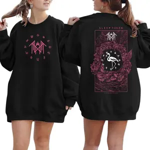 Sleep Token 2025 Tour Collection, Even In Arcadia Flamingo Emblem T-shirt, Sleep Token Rose Heavy Metal Shirt, Sweatshirt & Hoodie for Rock Music Lovers - Perfect Gifts for Fans Men & Women