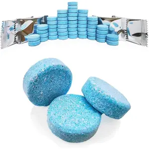 50 count  Windshield Washer Tablets,Windshield Wiper Fluid,1 Pack Makes 105 Gallons,Efficient Cleaning, Portable(Winter Use With De-icer or Methanol)