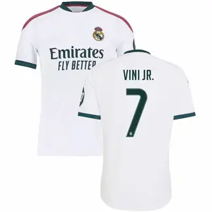 Unisex Soccer/Football Real Madrid Team Vini jr. #7 Laliga 2026/27 Home Replica jersey - White S4