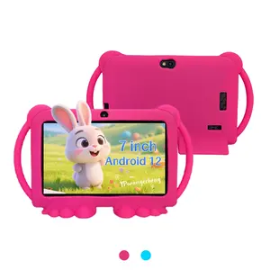 7 Inch Android Tablet PC, HD Display, Shockproof Case, Pre-Loaded Software, Parental Control, Educational Entertainment Device, Perfect Gift for Kids