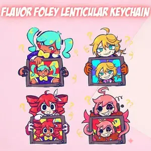 Flavor Foley Lenticular acrylic keychains