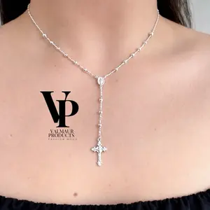 Italy 925 Silver Classic Rosary