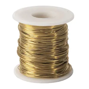 16 Gauage(1.3 mm) 1 Pound 128 ft Spool Brass Wire for Jewelry Making Beading Yellow Brass Round Dead Soft