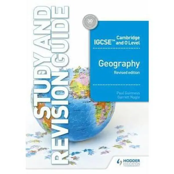 USED-Cambridge IGCSE and O Level Geography Study and Revision Guide Revised Edition: Hodder Education Group by Guinness, Paul (Paperback)