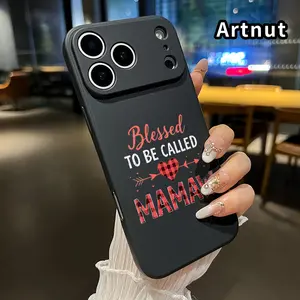 Phone Case for iphone 17 Pro Max 16 Plus 15 14 13 12 11 Air XR E Blessed Mamaw Love Pattern All Coverage Drop-Proof Pocket-Friendly Cellphone Cover Gift for Girl