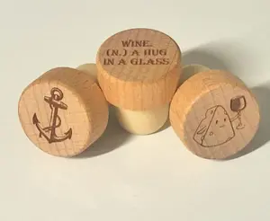 Engraved Bottle Stopper Set of 3