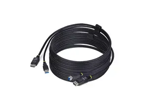 StarTech 10ft (3m) DisplayPort and USB 5Gbps KVM Cable, 4K 60Hz, DP 1.2 and USB Combo Cable for DisplayPort KVM Switches DU12210-KVM-CABLE