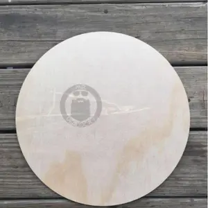 15” Circle Round Door Hanger Wood Cutout Paint Party