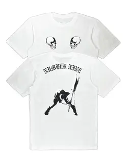 Number (N)ine The Clash Double Skull Skeleton T-shirt