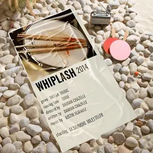 1 piece "Whiplash" (2014) is a drama film that follows Andrew Neiman, a young and ambitious jazz drummer attending a prestigious music conservatory. Driven by his desire to become one of the greats, Andrew's talent catches the attention of Terence